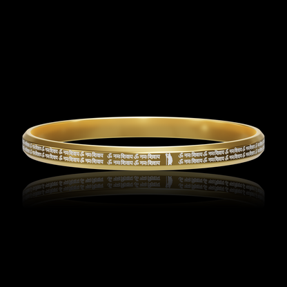 Om Namah Shivay Gold Kada
