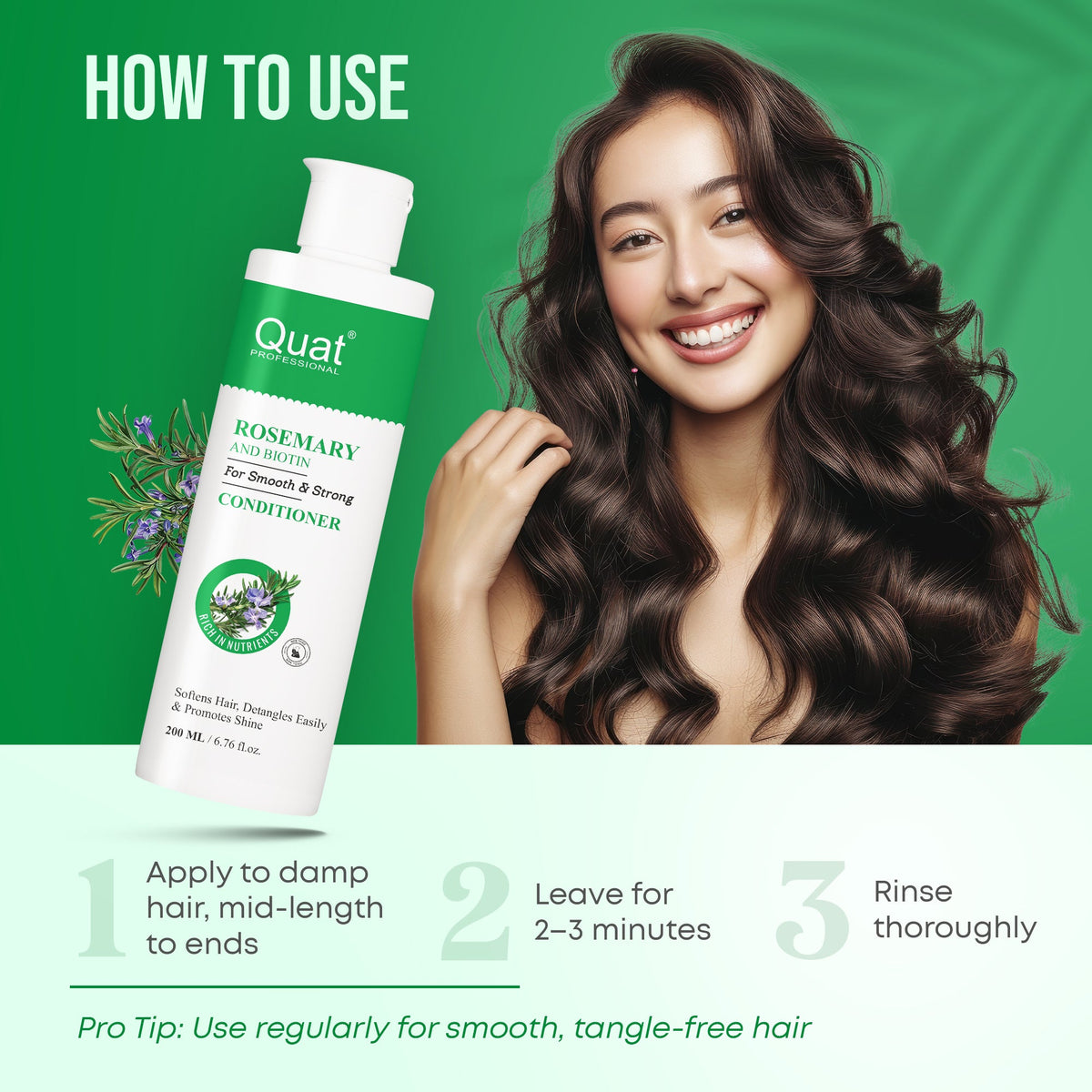 Rosemary with Biotin Hair Care Kit - 3 Step Solution for Hair Fall - 600 ml