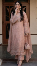 Women’s Elegant Long Kurta & Embroidered Dupatta Set