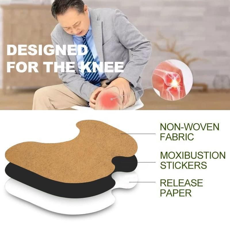 Herbal Knee Plaster Sticker Wormwood Extract Joint Ache Pain Relieving Pack Of (10) BUY 1 GET 1 FREE
