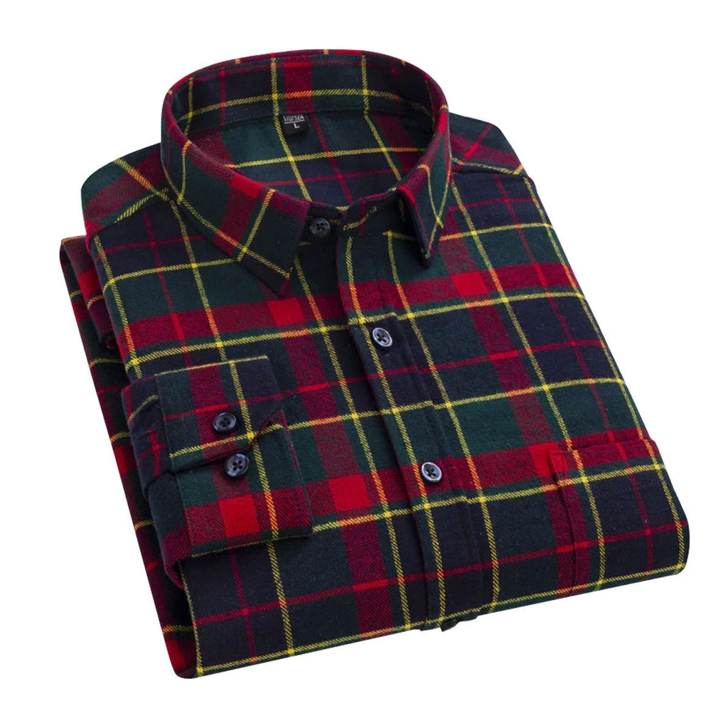 Men's Slim Fit Casual Check Shirts Offer!
