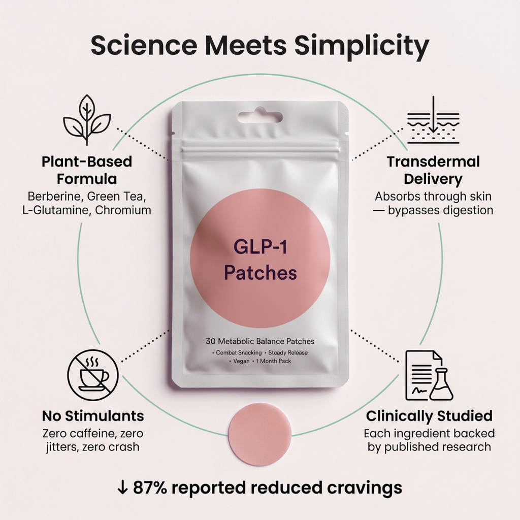 HerbPatch™ GLP-1 Leanpatch - Support Appetite Control & Weight Loss (Buy 1 Get 1 Free)