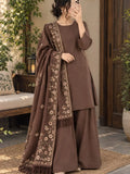 Women’s Elegant Long Kurta & Embroidered Dupatta Set