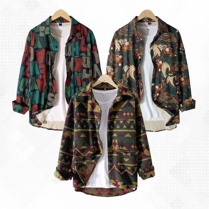 Men's Stylish Printed Casual Shirts Pack!