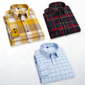 Combo Of 3 Men's Checkered Slim Fit Casual Shirts