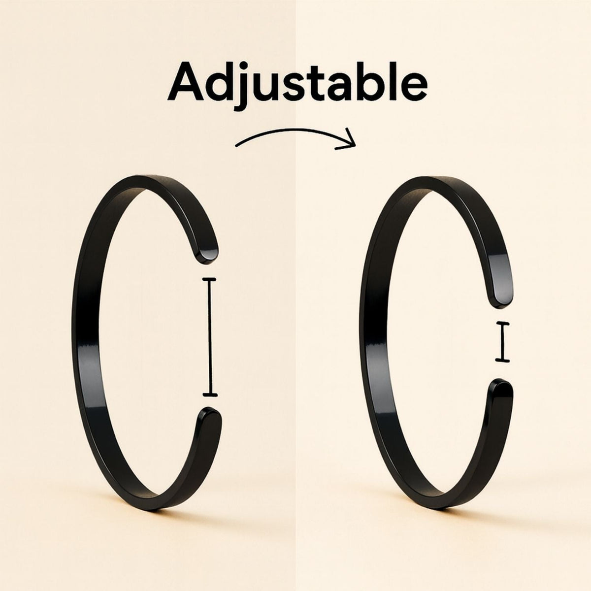 Mahakaal Gloss Cuff Adjustable Bracelet