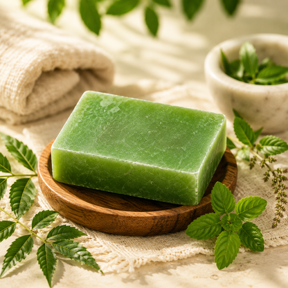 Herbal Khadi Neem & Tulsi Ayurvedic Soap | 125 gm