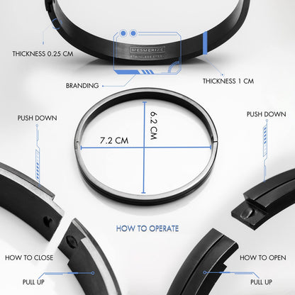 Top G Oval Kada Bracelet