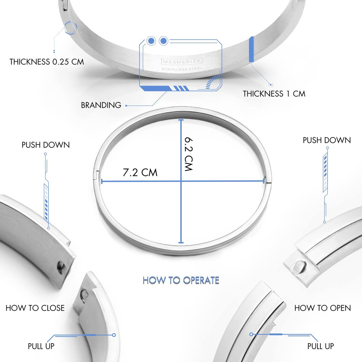 Apollo Oval Kada Bracelet
