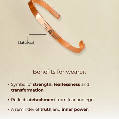 Mahakaal Gloss Cuff Adjustable Bracelet