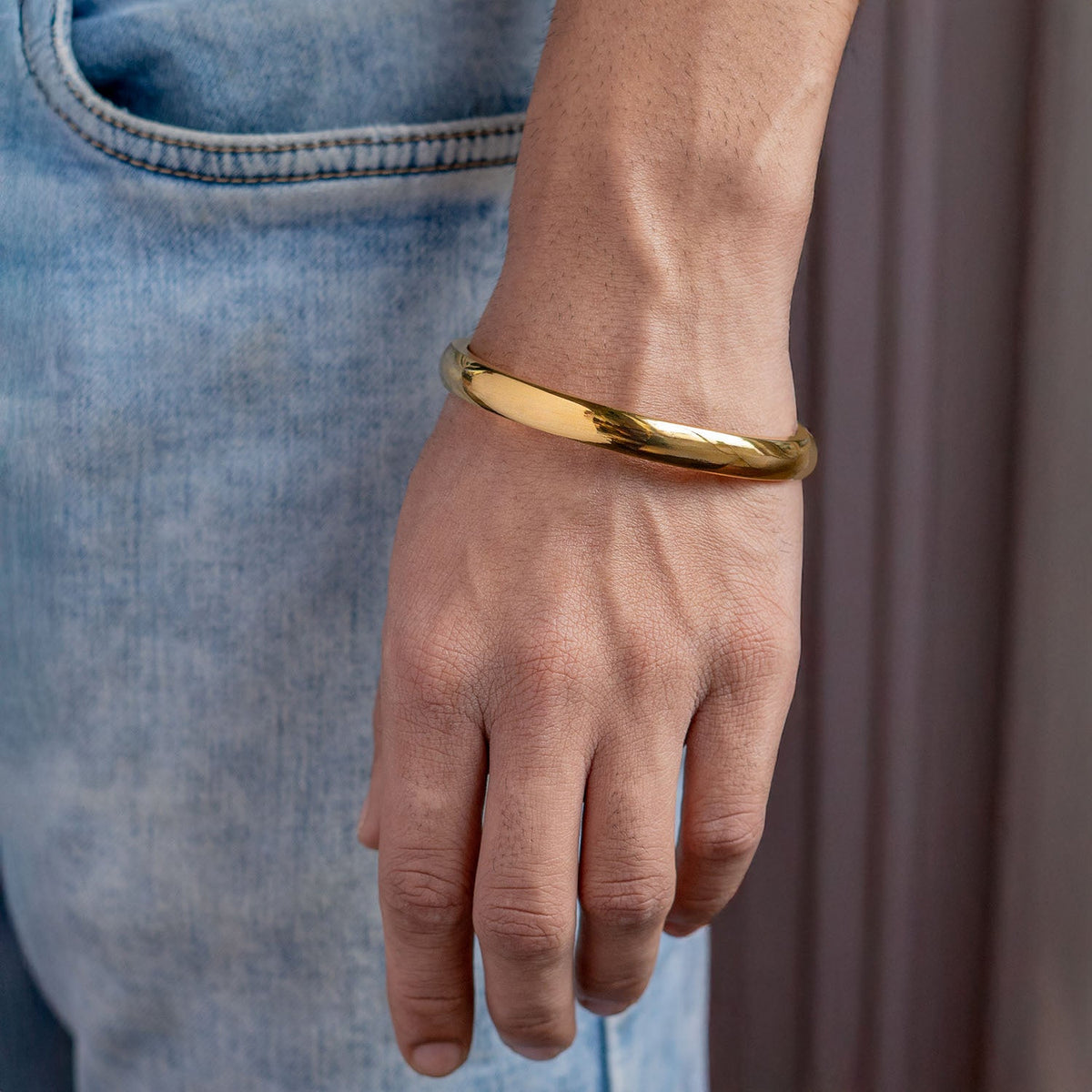 Round Curved Punjabi Kada