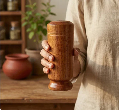 Ayurvedic Sugar Control Wood Glass  – 100% Natural Sugar Balance Tumbler 🩺Buy 1 Get 1 Free