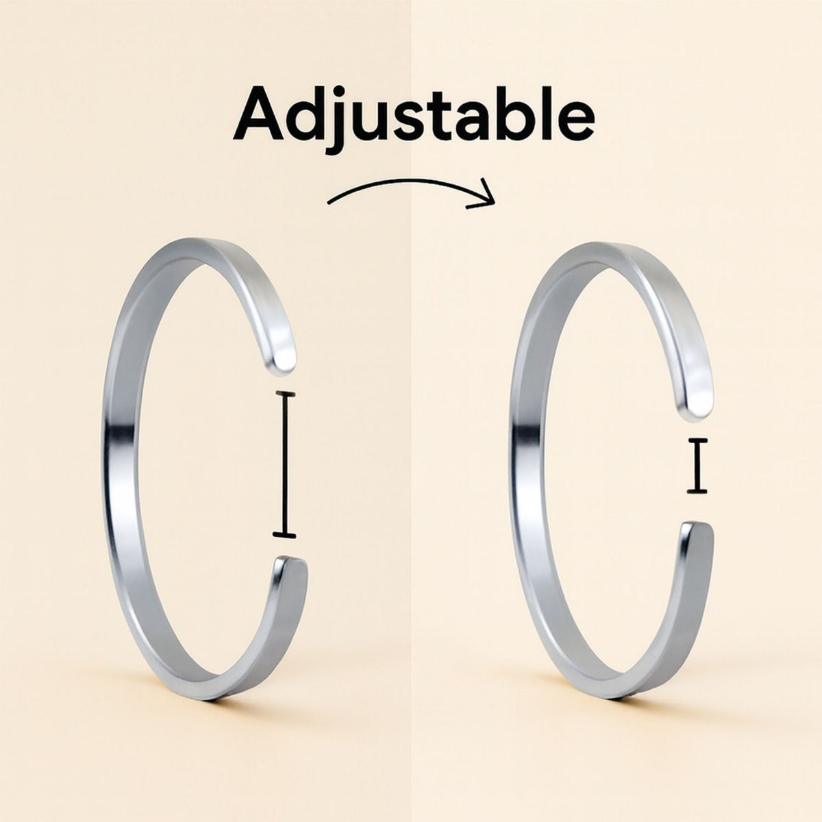 Mahakaal Gloss Cuff Adjustable Bracelet
