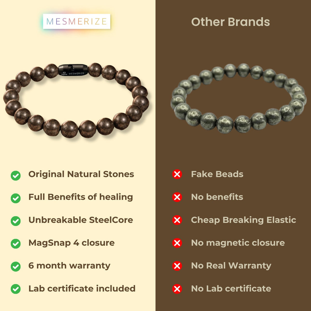 Money Magnet Pyrite Natural Stone Bracelet