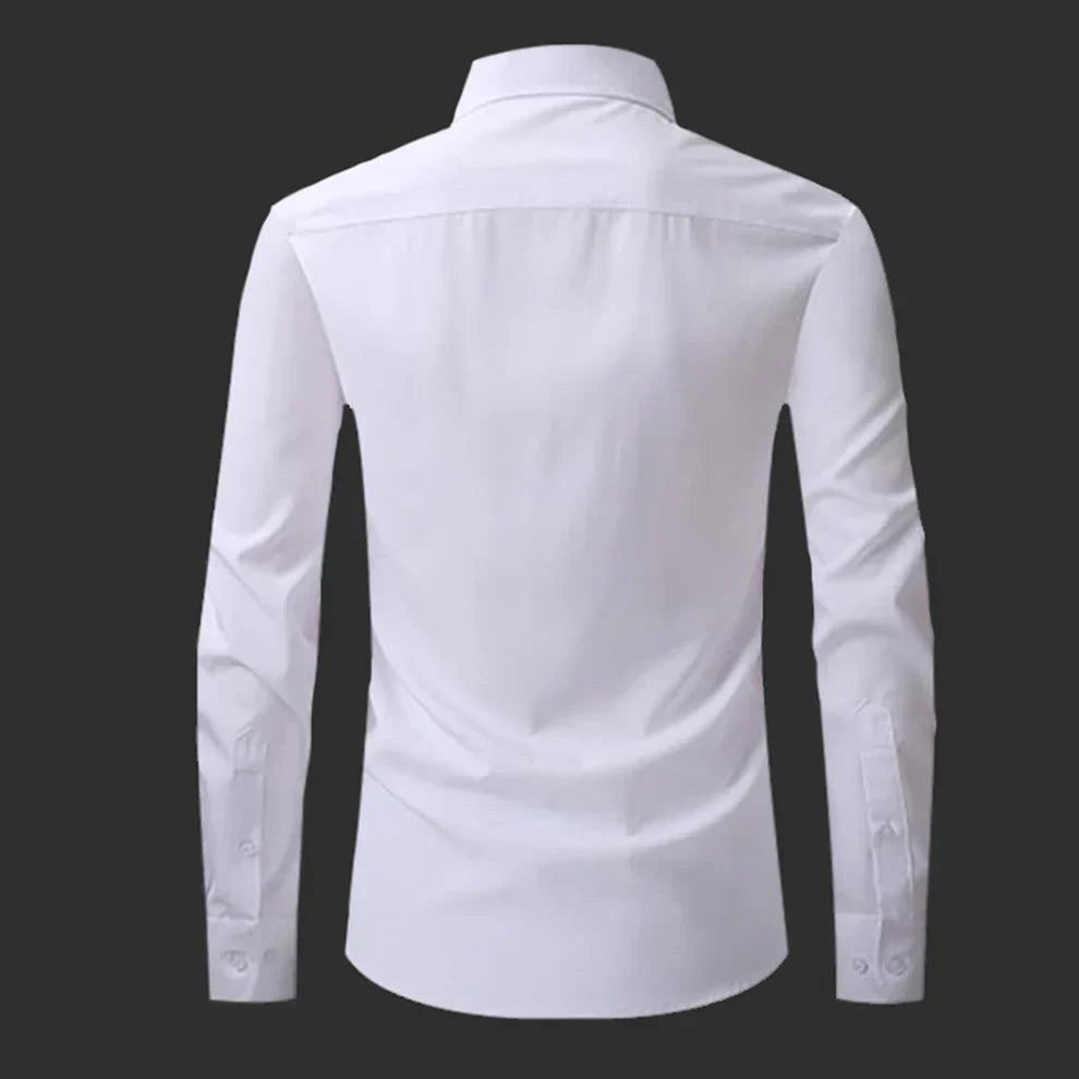 Premium Cotton Solid Shirt for Man (White)