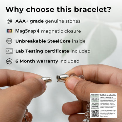 Money Magnet Pyrite Natural Stone Bracelet