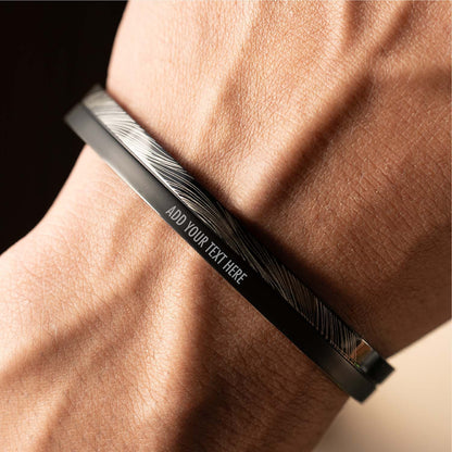 Wind Drift Oval Kada Bracelet