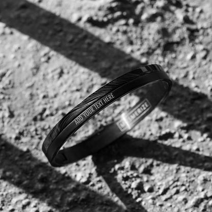 Wind Drift Oval Kada Bracelet