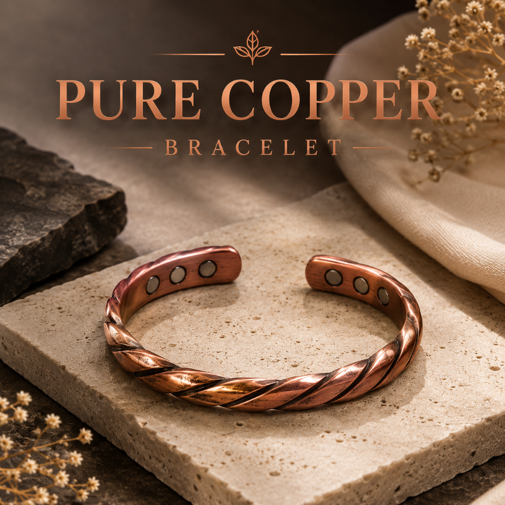 Handcrafted Copper Flow Bracelet for men and women Buy 1 Get 1 Free