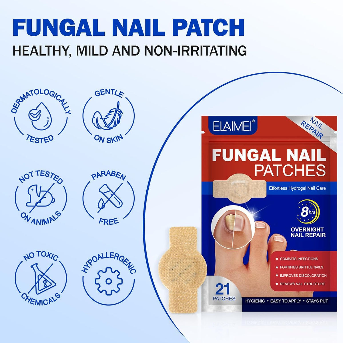 NailHeal™ - Fungal Nail Patches 🌿💅 ( Buy 1 Get 1 Free🔥🔥)