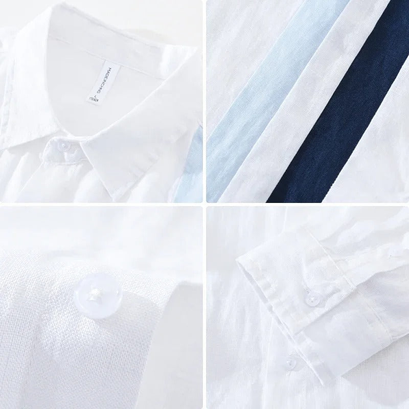 Men's Cotton Multi Striped Shirt (Pack of 2)