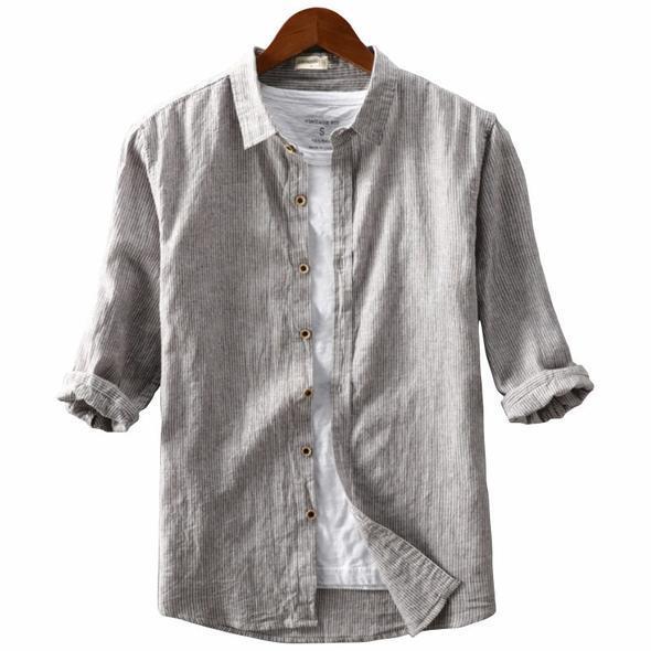 Combo Of 03 Men's Casual Solid Color Shirt Fashion