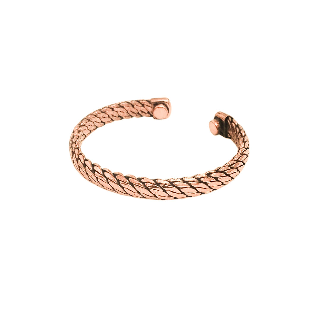 Bamboology Trends Pure Copper Magnetic Therapy Band - kada for Arthritis Relief – Adjustable, Stylish Design with 6 Powerful Magnets