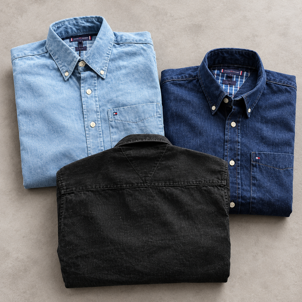 Essential Cotton Casual Shirt for Men (Pack of 3)