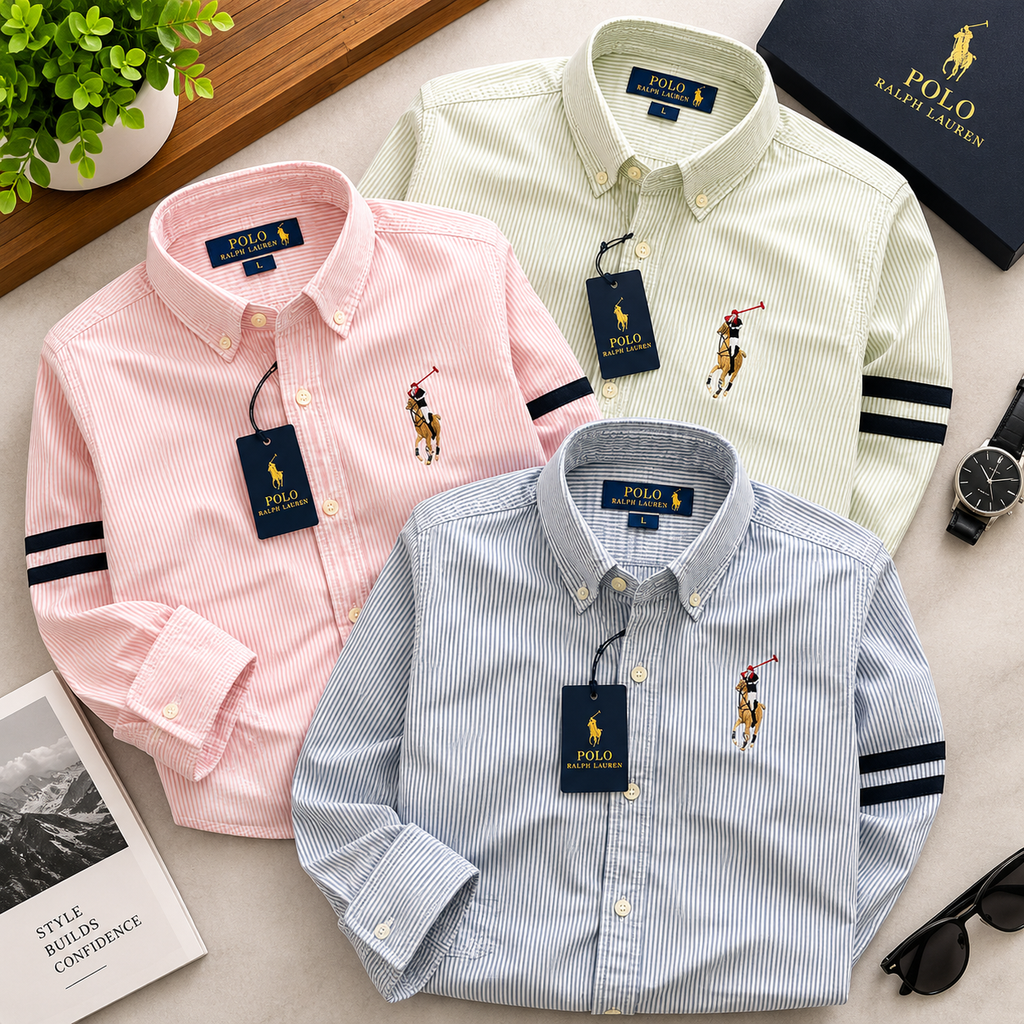 Essential Cotton Casual Shirt for Men (Pack of 3)
