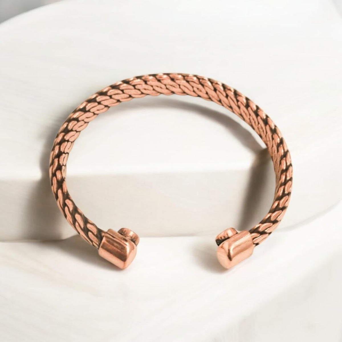 Bamboology Trends Pure Copper Magnetic Therapy Band - kada for Arthritis Relief – Adjustable, Stylish Design with 6 Powerful Magnets