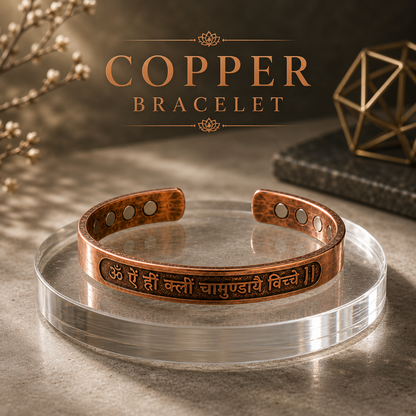 Chamunda Kavach Copper Bracelet